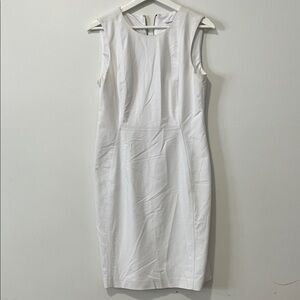 Calvin Klein Classic White Midi Dress